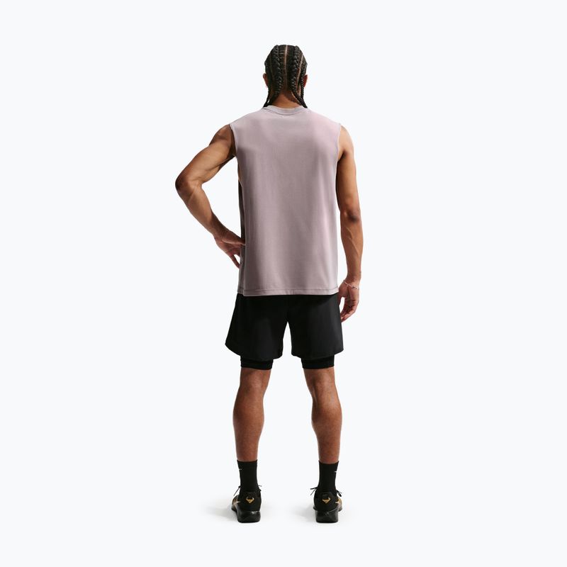 Koszulka treningowa męska Nike Athletic Club Dri-Fit light violet ore/light violet ore 3