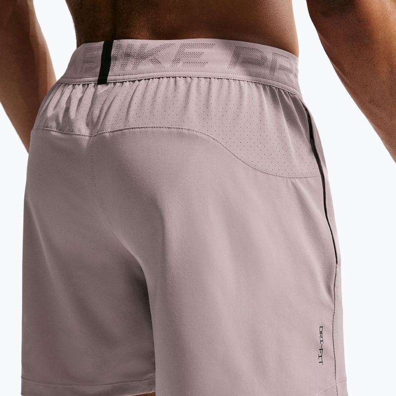 Spodenki męskie Nike Pro Training Dri-Fit 6" light violet ore/black 6