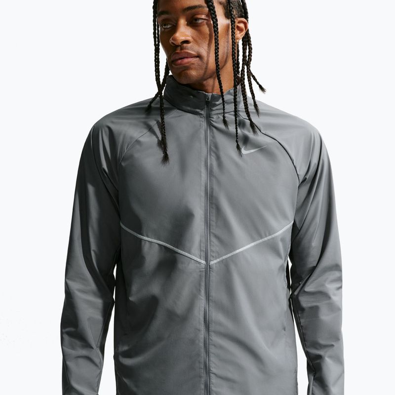 Kurtka do biegania męska Nike Miler Repel UV smoke grey/smoke grey 4