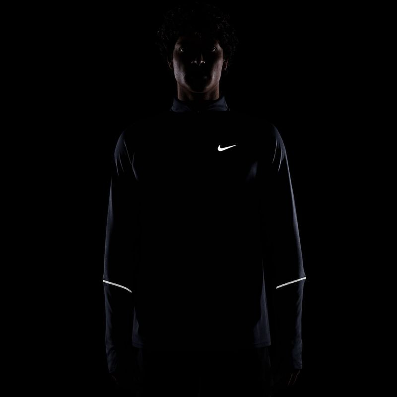 Bluza do biegania męska Nike Miler Dri-Fit UV 1/2 Zip midnight navy 7