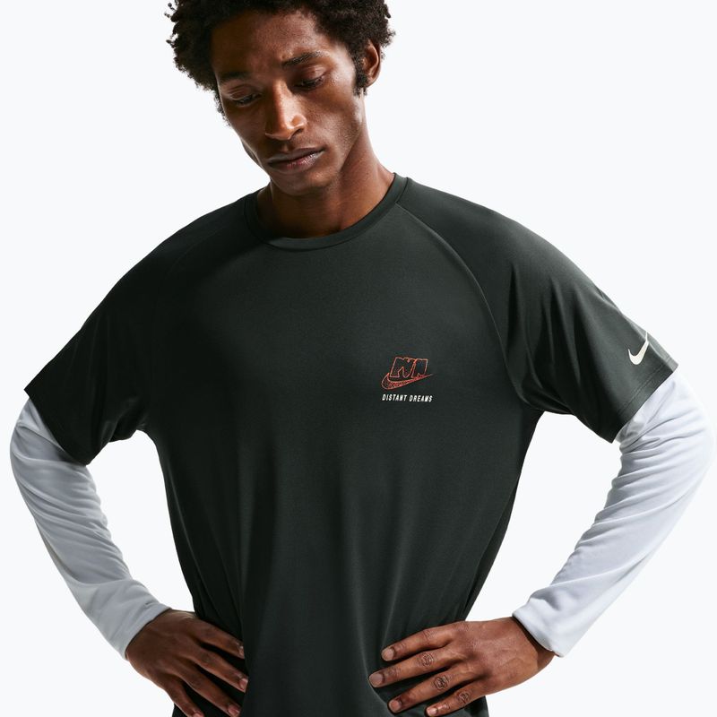 Koszulka do biegania męska Nike Stride Dri-Fit ADV black spruce 4