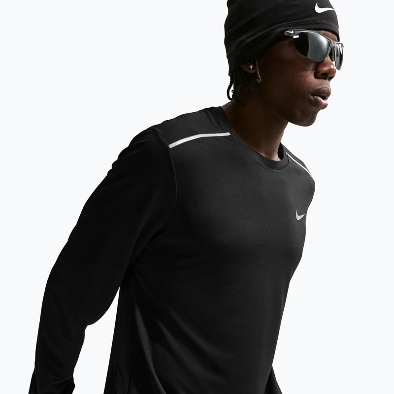 Longsleeve do biegania męski Nike Miler Dri-Fit UV black 5