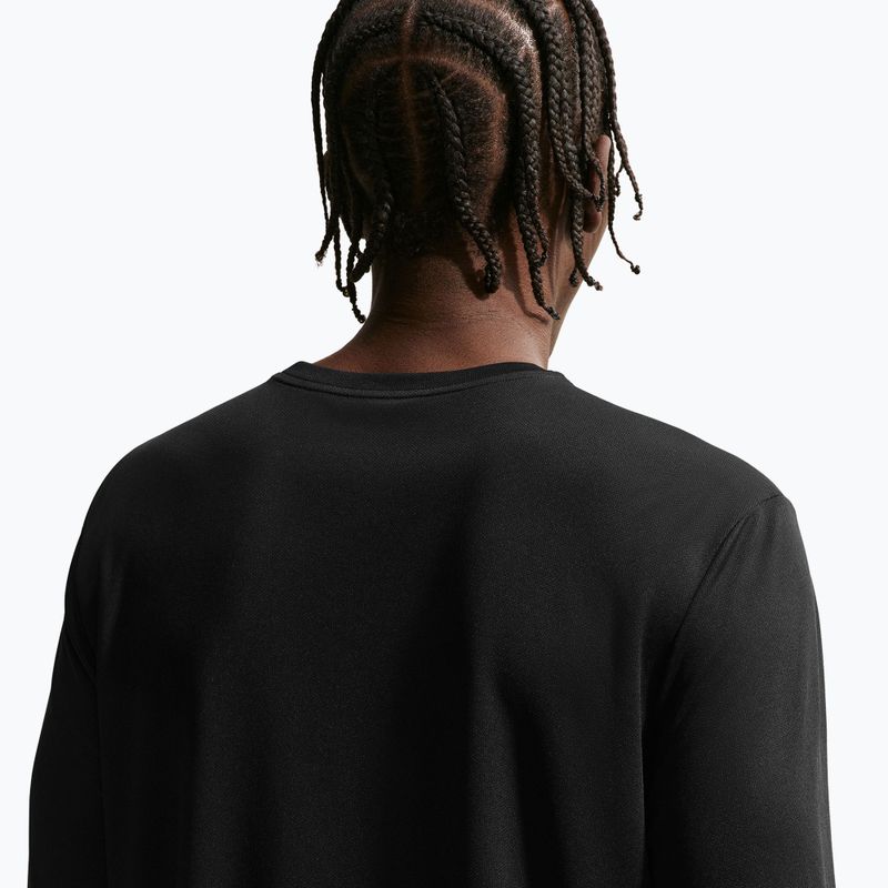 Longsleeve do biegania męski Nike Miler Dri-Fit UV black 6
