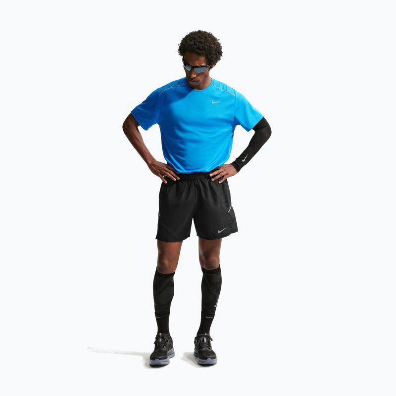 Spodenki męskie Nike Miler Dri-Fit Brief Lined 5" black/black 2
