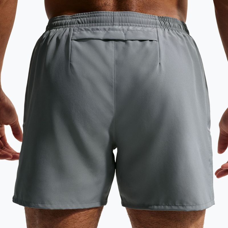 Spodenki męskie Nike Miler Dri-Fit Brief Lined 5" smoke grey/smoke grey 6