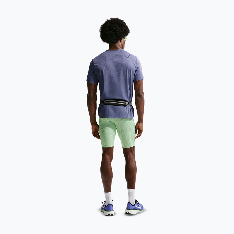 Legginsy treningowe męskie Nike AeroSwift Dri-Fit ADV 1/2 Tights lime blast/steam/light silver/black 3