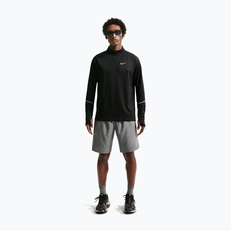 Bluza do biegania męska Nike Miler Dri-Fit UV 1/2 Zip black 2