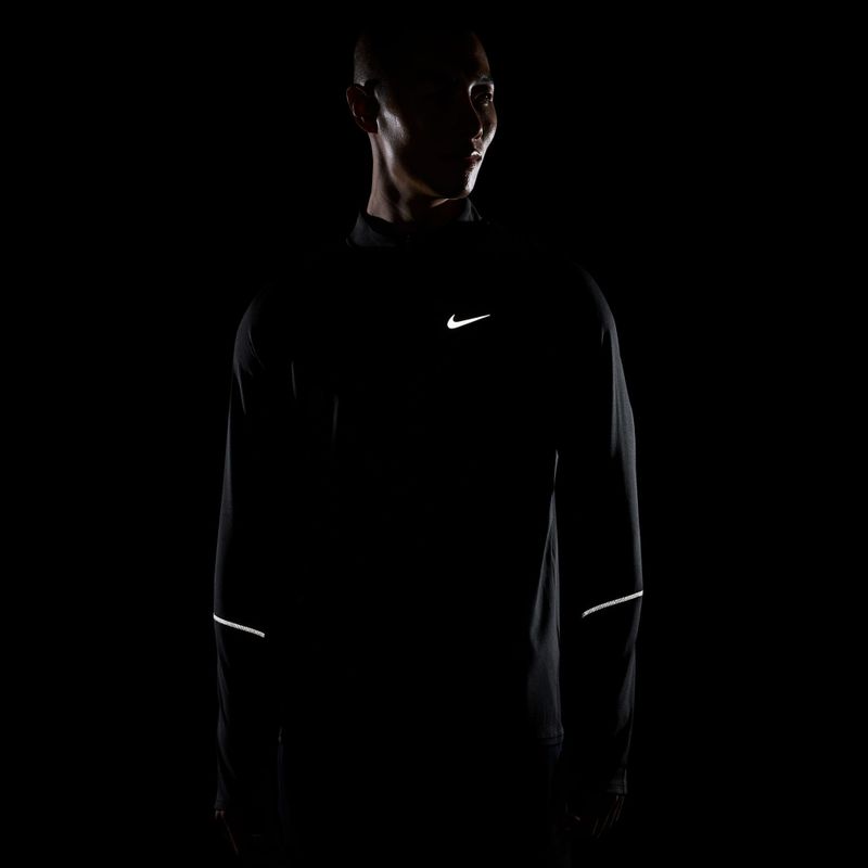 Bluza do biegania męska Nike Miler Dri-Fit UV 1/2 Zip black 7