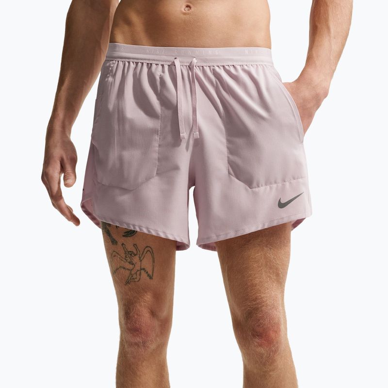 Spodenki męskie Nike Stride Dri-Fit Brief-Lined 5" particle rose 5