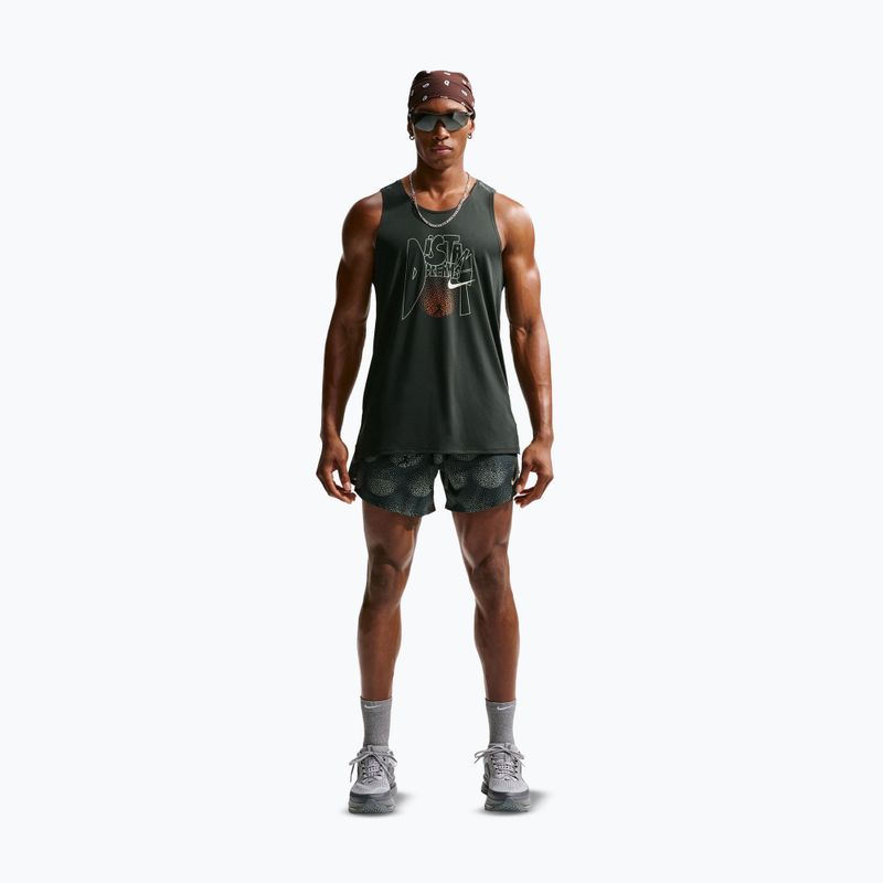 Spodenki do biegania męskie Nike Stride Dri-Fit Brief Lined 5" black spruce 2