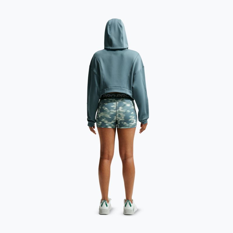 Bluza treningowa damska Nike Pro Therma-Fit Hoodie mineral slate/white 3