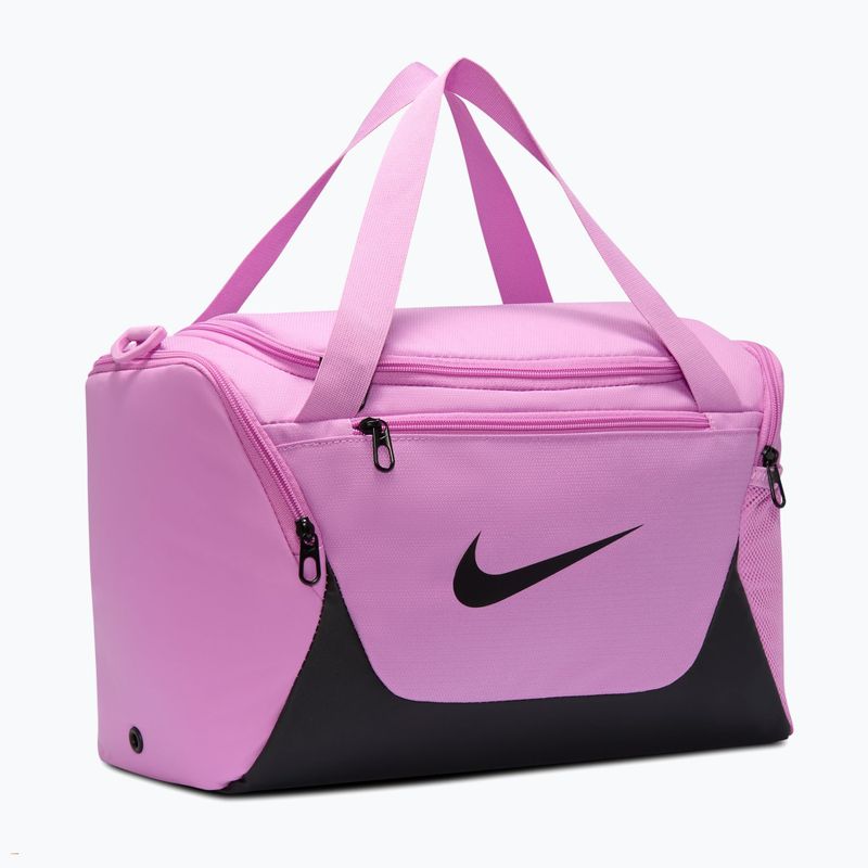 Torba treningowa Nike Brasilia Duffel Extra Small 24 l light magenta/black/black 2