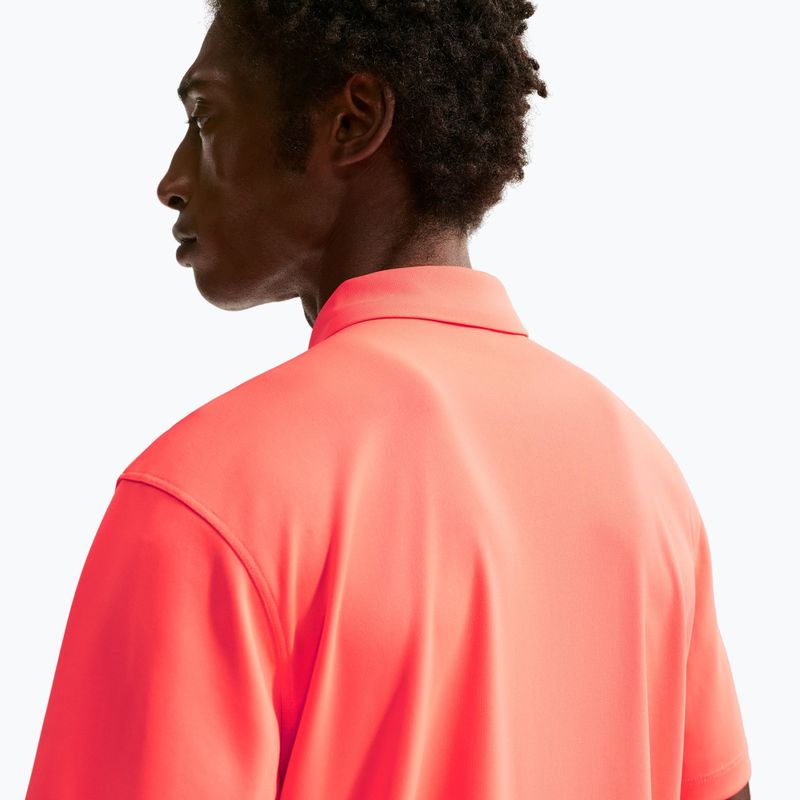 Koszulka tenisowa męska Nike Court Dri-Fit Polo Solid hot lava/black 5
