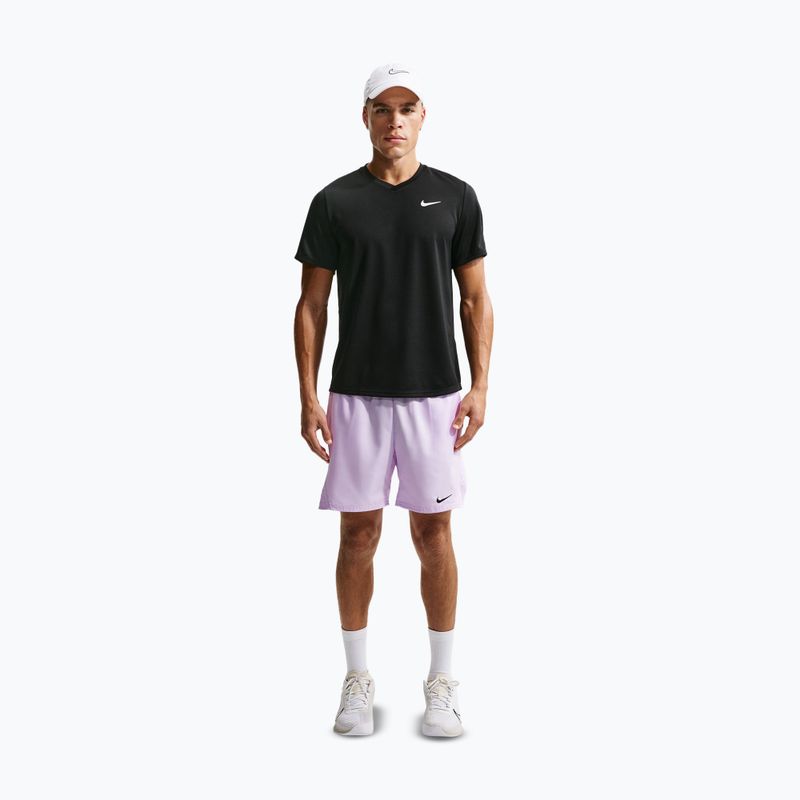 Spodenki tenisowe męskie Nike Court Dri-Fit Victory 7" violet mist/black 2