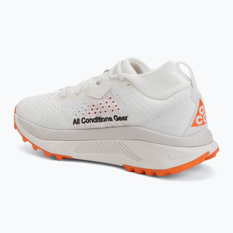 Buty do biegania męskie Nike ACG Zegama summit white/phantom/safety orange/black 3