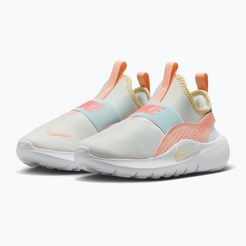 Buty dziecięce Nike Flex Runner 4 summit white/arctic orange/life lime 3