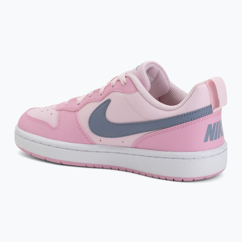 Buty Nike Court Borough Low Recraft pink foam/pink rise/white/ashen slate 3