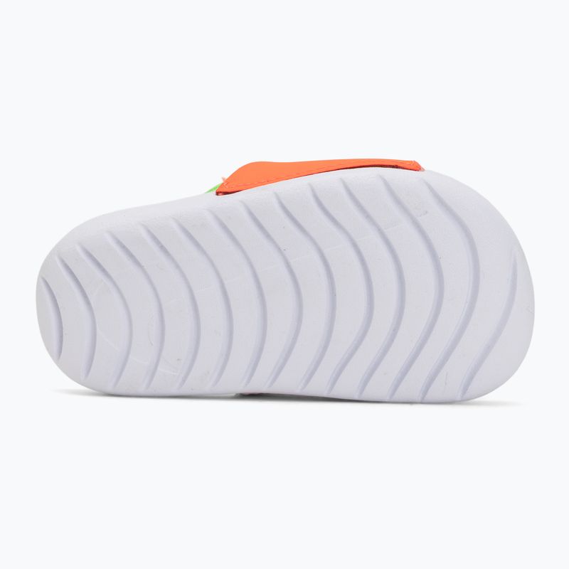 Klapki dziecięce Nike Kawa total orange/green strike 4