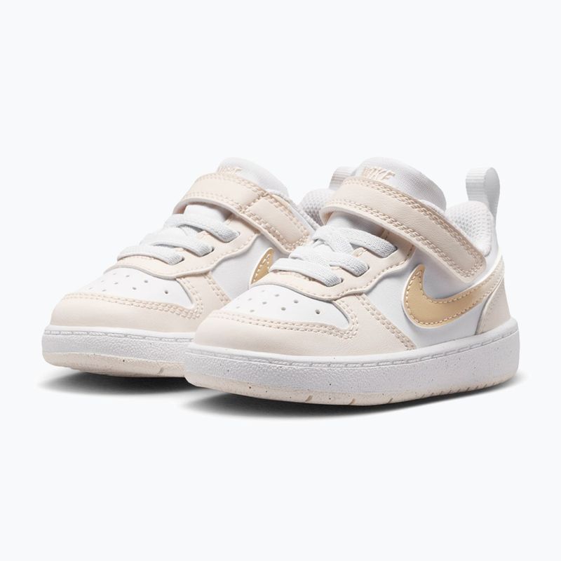 Buty dziecięce Nike Court Borough Low white/chalk/white 3