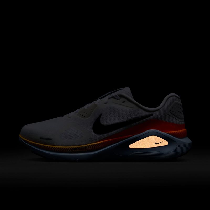Buty do biegania męskie Nike Structure 26 white/hydrogen blue/total orange/black 8