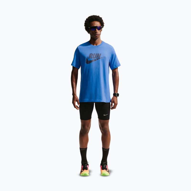 Koszulka do biegania męska Nike Dri-Fit Running blue crystal/thunder blue 2
