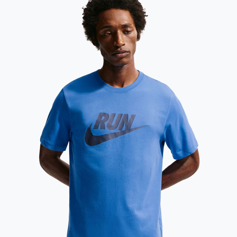 Koszulka do biegania męska Nike Dri-Fit Running blue crystal/thunder blue 4