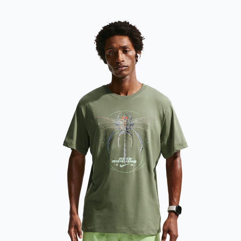 Koszulka do biegania męska Nike Dri-Fit Running silver sage