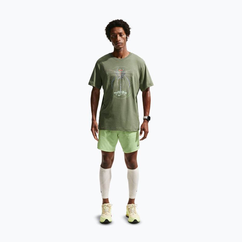 Koszulka do biegania męska Nike Dri-Fit Running silver sage 2