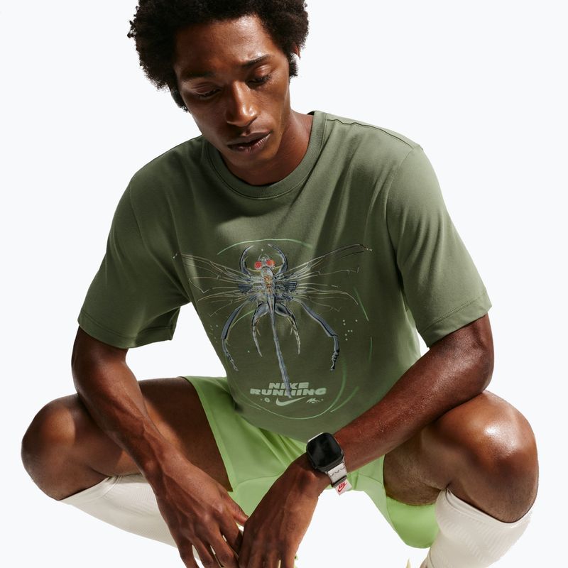 Koszulka do biegania męska Nike Dri-Fit Running silver sage 6