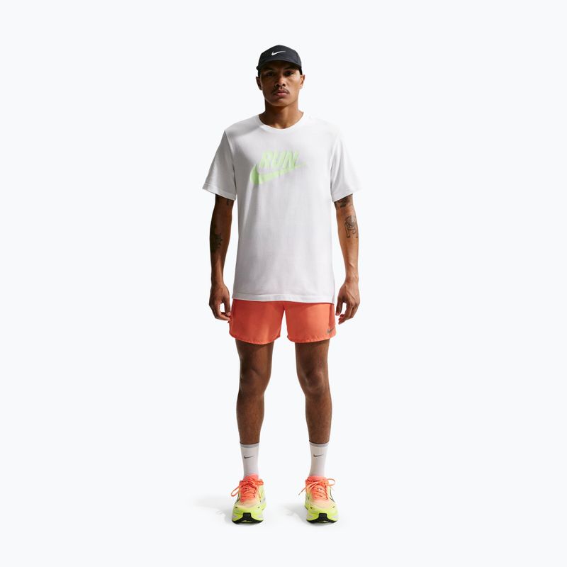 Koszulka do biegania męska Nike Dri-Fit Running white/barely volt 2