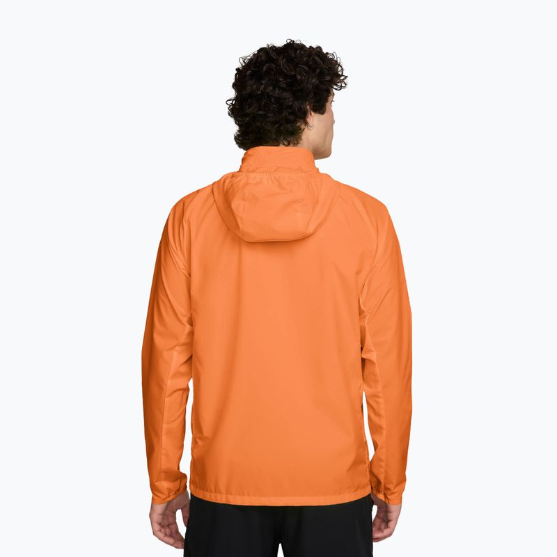 Kurtka do biegania męska Nike Miler Repel UV total orange 2
