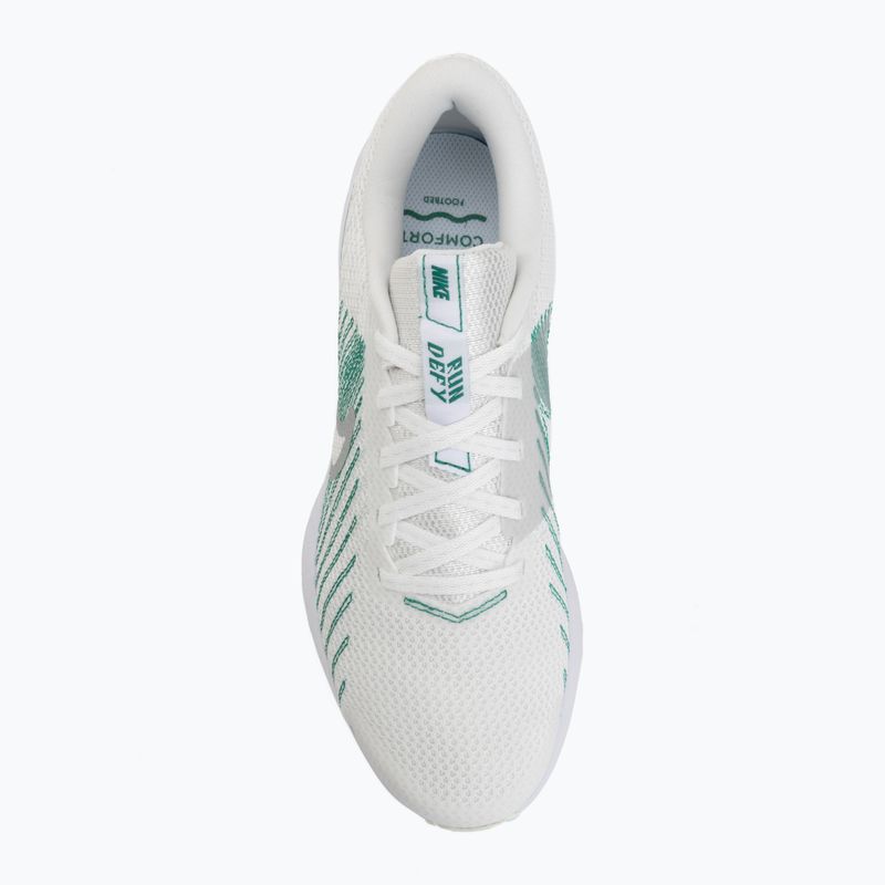 Buty do biegania damskie Nike Run Defy summit white/white/metallic silver 5