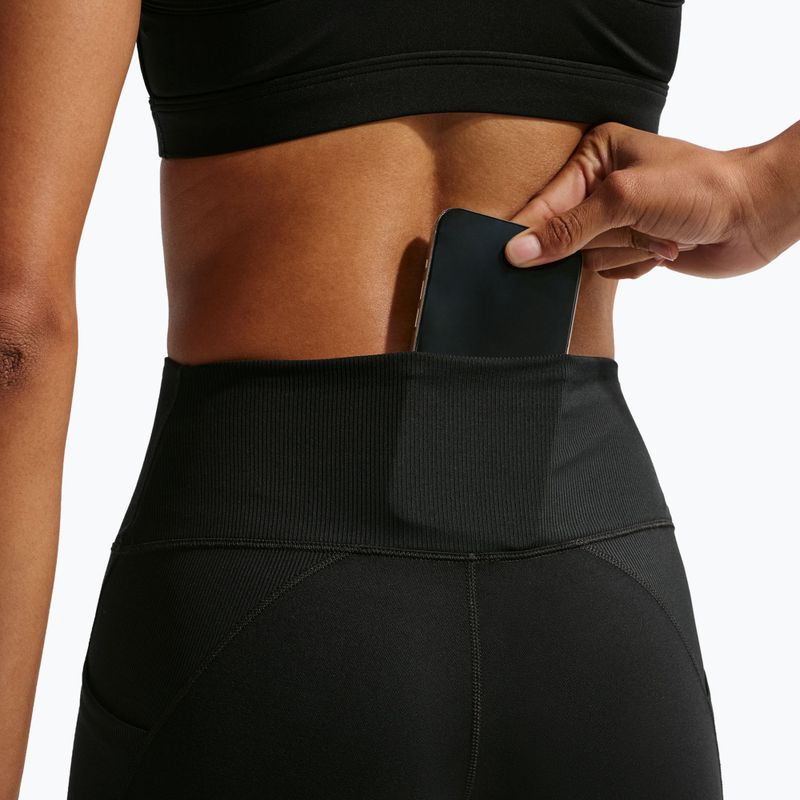 Spodenki damskie Nike One High Waisted Biker 5" black/black/white 7