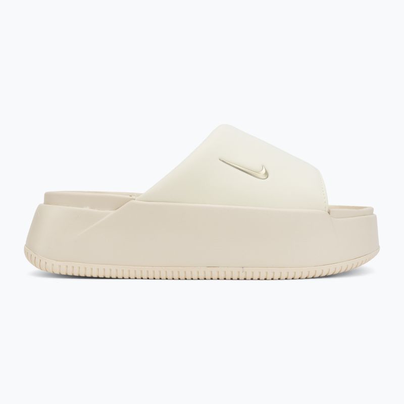 Klapki damskie Nike Calm Elevation coconut milk 2