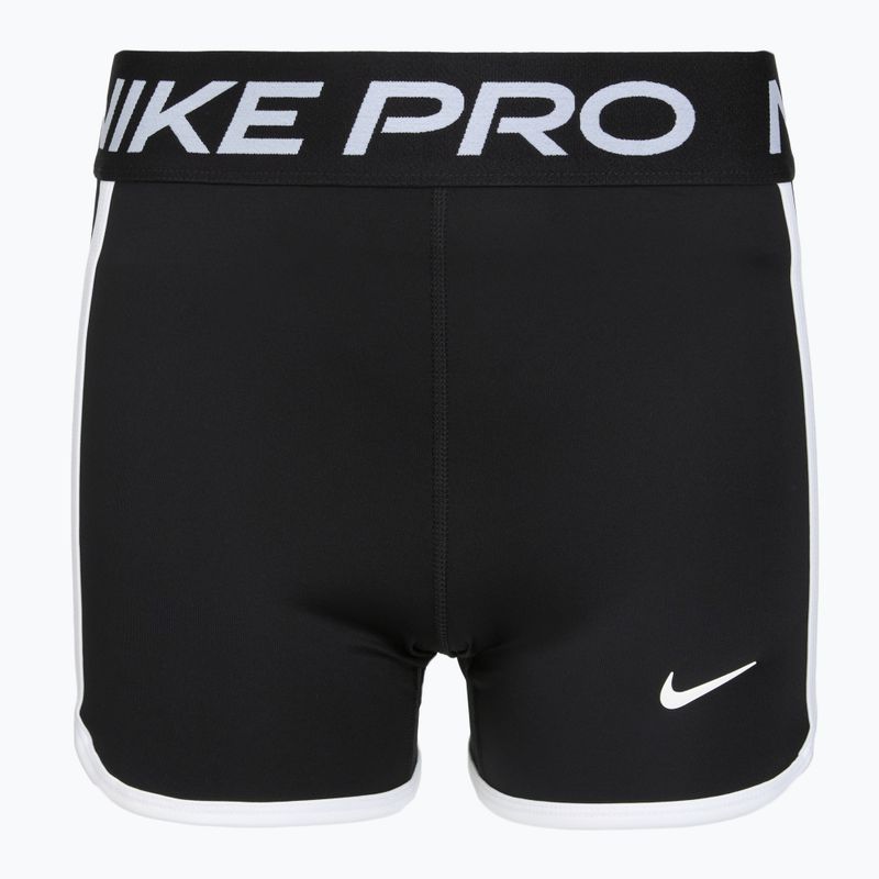 Spodenki dziecięce Nike Pro Dri-Fit 3" black/white 5