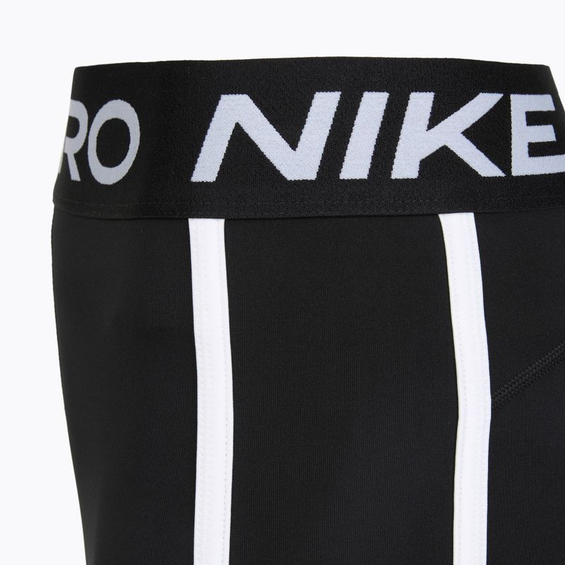 Spodenki dziecięce Nike Pro Dri-Fit 3" black/white 8