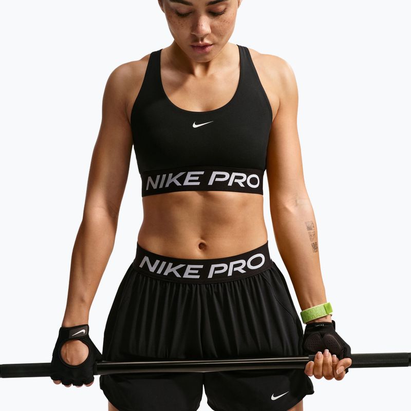 Biustonosz treningowy Nike Pro 365 black/white 3