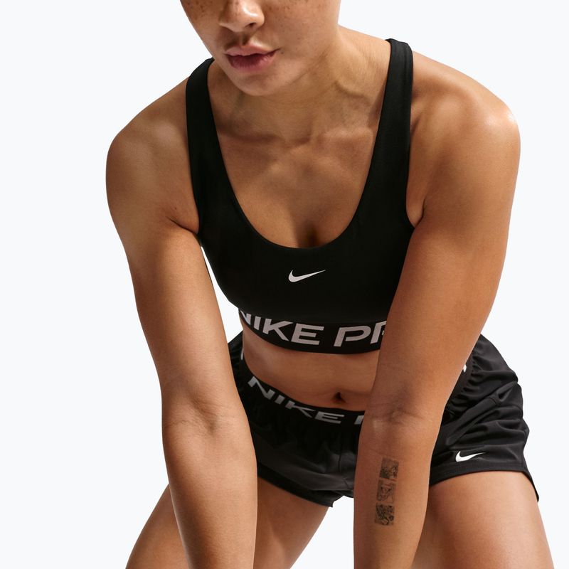 Biustonosz treningowy Nike Pro 365 black/white 5