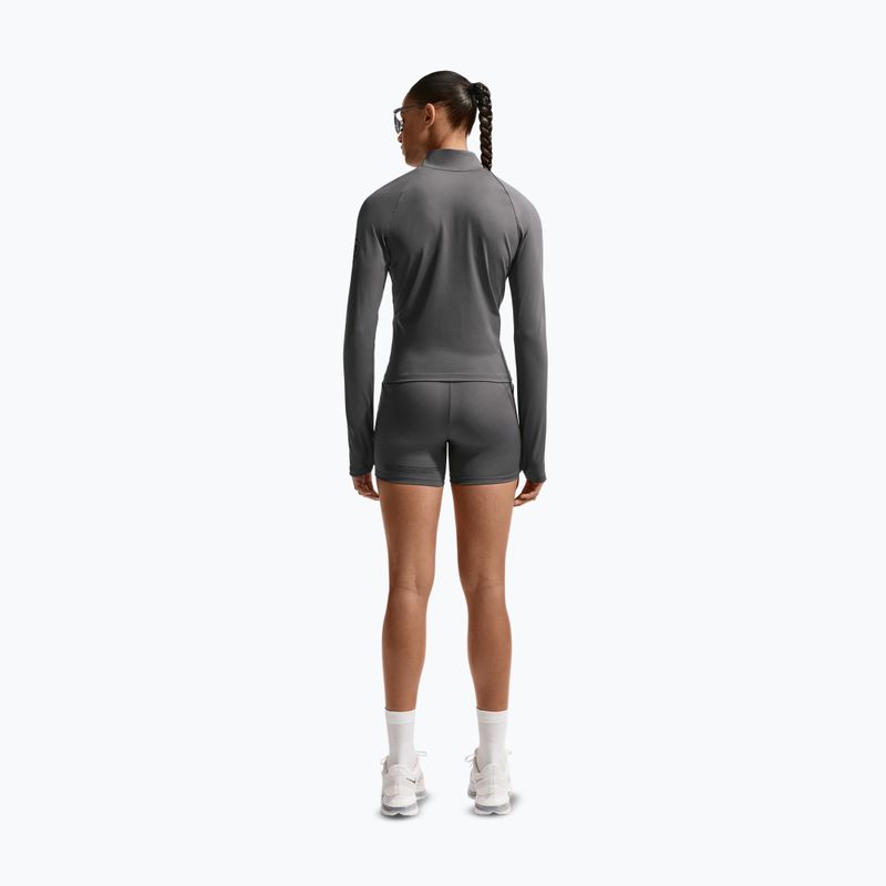 Bluza do biegania damska Nike Swift Dri-Fit Full Zip Mid-Layer medium ash 3