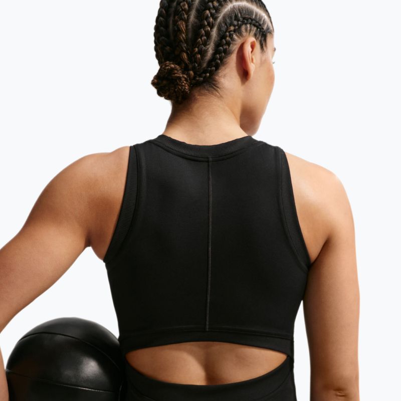 Koszulka treningowa damska Nike One Dri-Fit black/black/white 5