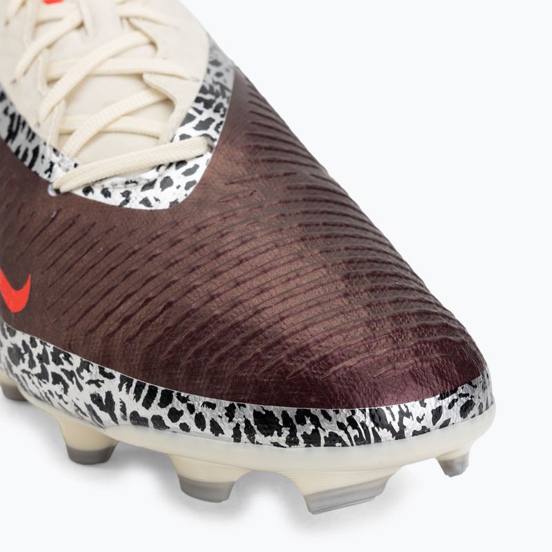 Buty piłkarskie męskie Nike United Phantom 6 Low Academy MG burgundy crush/fossil/university red 7