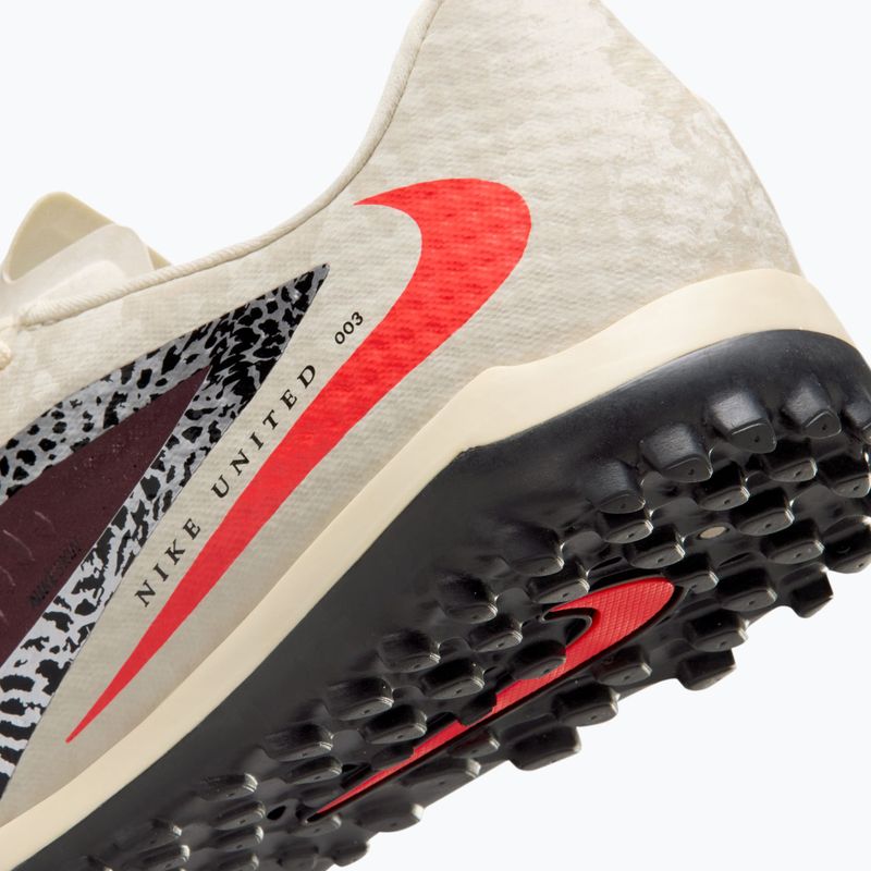 Buty piłkarskie męskie Nike United Phantom 6 Low Academy TF burgundy crush/fossil/university red 10