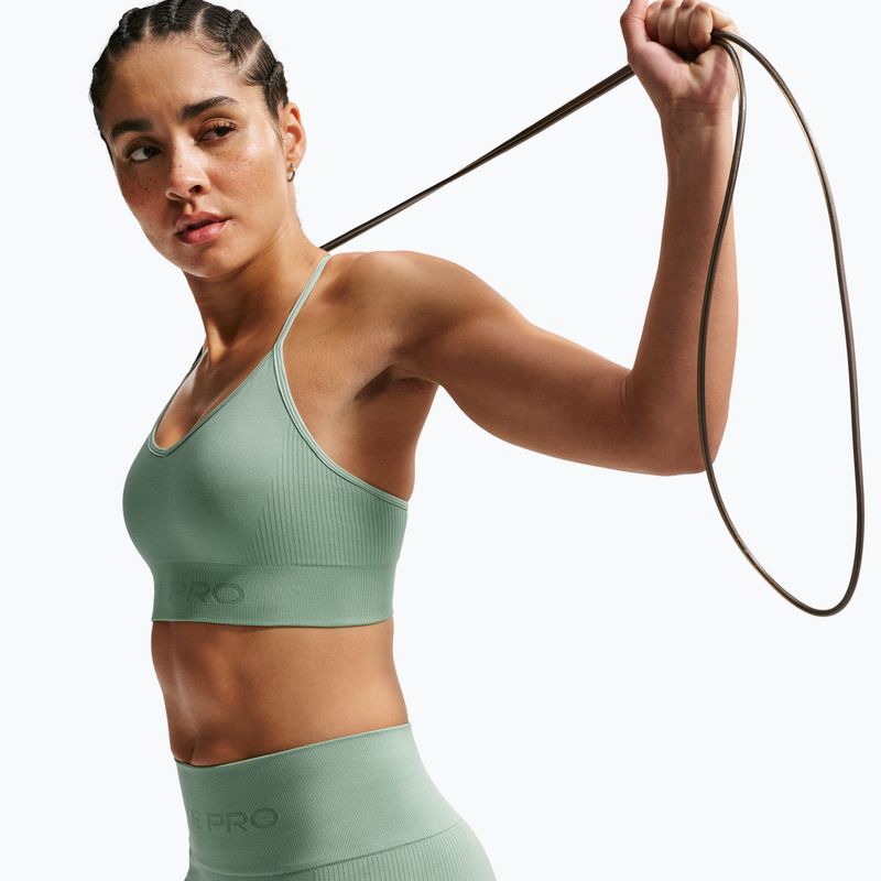 Biustonosz treningowy Nike Pro Seamless Light Support steam 4