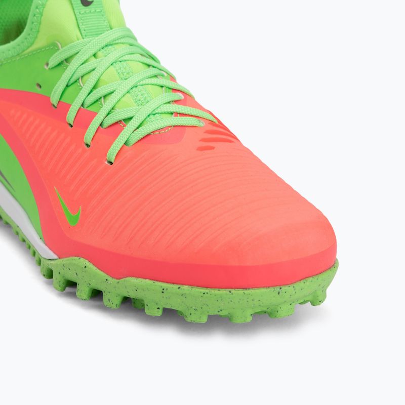 Buty piłkarskie dziecięce Nike Jr. Phantom 6 Low Academy Erling Haaland TF hot punch/green strike/black 7
