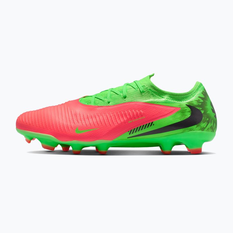 Buty piłkarskie męskie Nike Phantom 6 Low Pro Erling Haaland FG hot punch/green strike/black 8