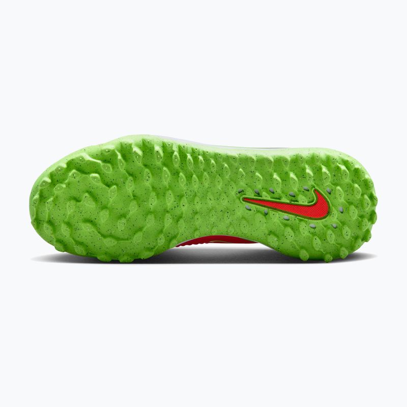 Buty piłkarskie dziecięce Nike Jr. Phantom 6 Low Academy Erling Haaland TF hot punch/green strike/black 9