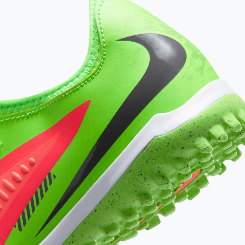 Buty piłkarskie dziecięce Nike Jr. Phantom 6 Low Academy Erling Haaland TF hot punch/green strike/black 11