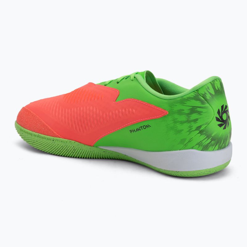 Buty piłkarskie męskie Nike Phantom 6 Low Academy Erling Haaland IN hot punch/green strike/black 3