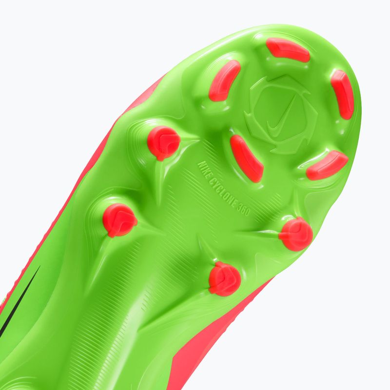 Buty piłkarskie dziecięce Nike Jr. Phantom 6 Low Academy Erling Haaland FG hot punch/green strike/black 11