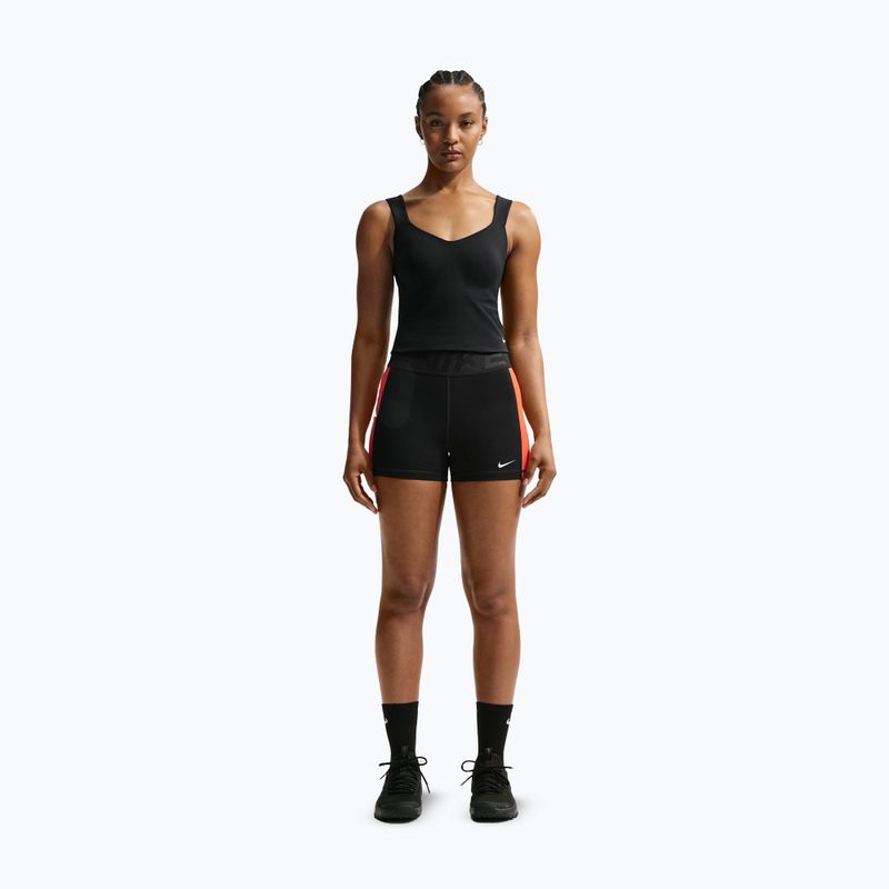 Koszulka treningowa damska Nike Pro Sculpt Medium Support Padded Tank black/white 2